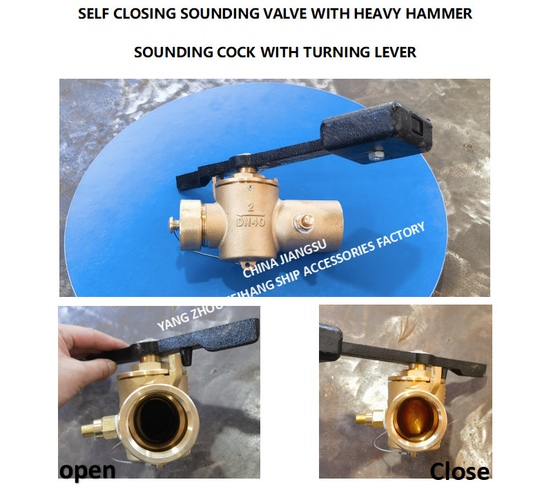 SOUNDING VALVE SELF CLOSING THREADED ENDS DN50 CB/T3778 & SOUNDING COCK THREADED ENDS DN50 CB/T3778