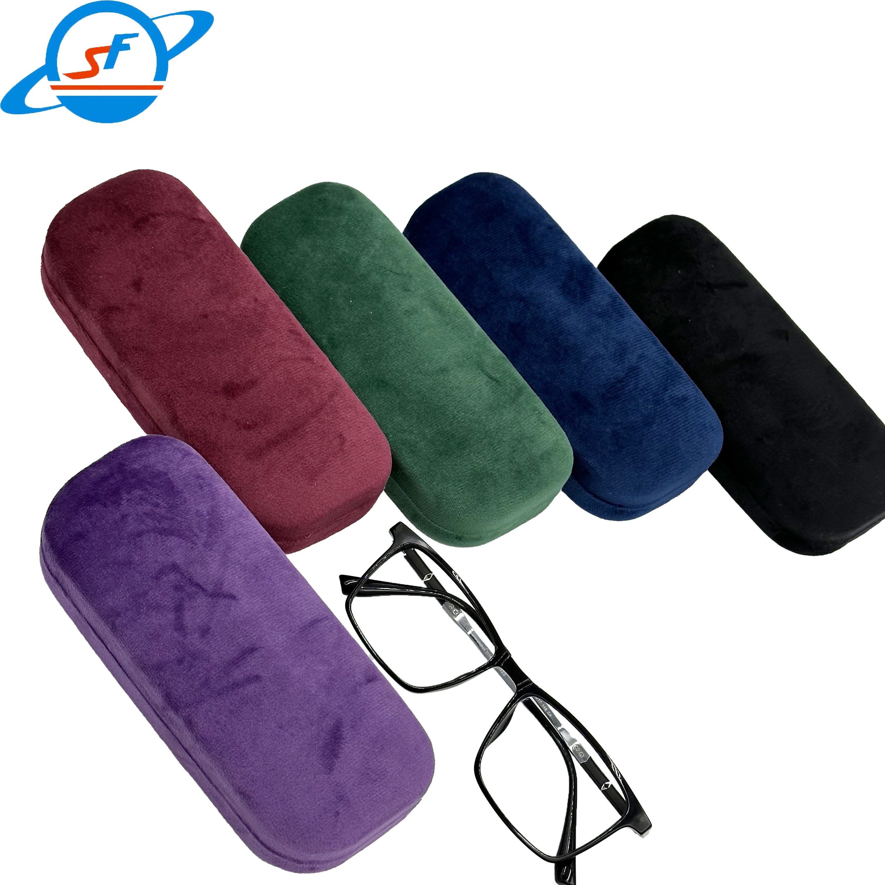 Lightweight PU Flip Cover Optical Glasses Case Luxurious Scratchproof