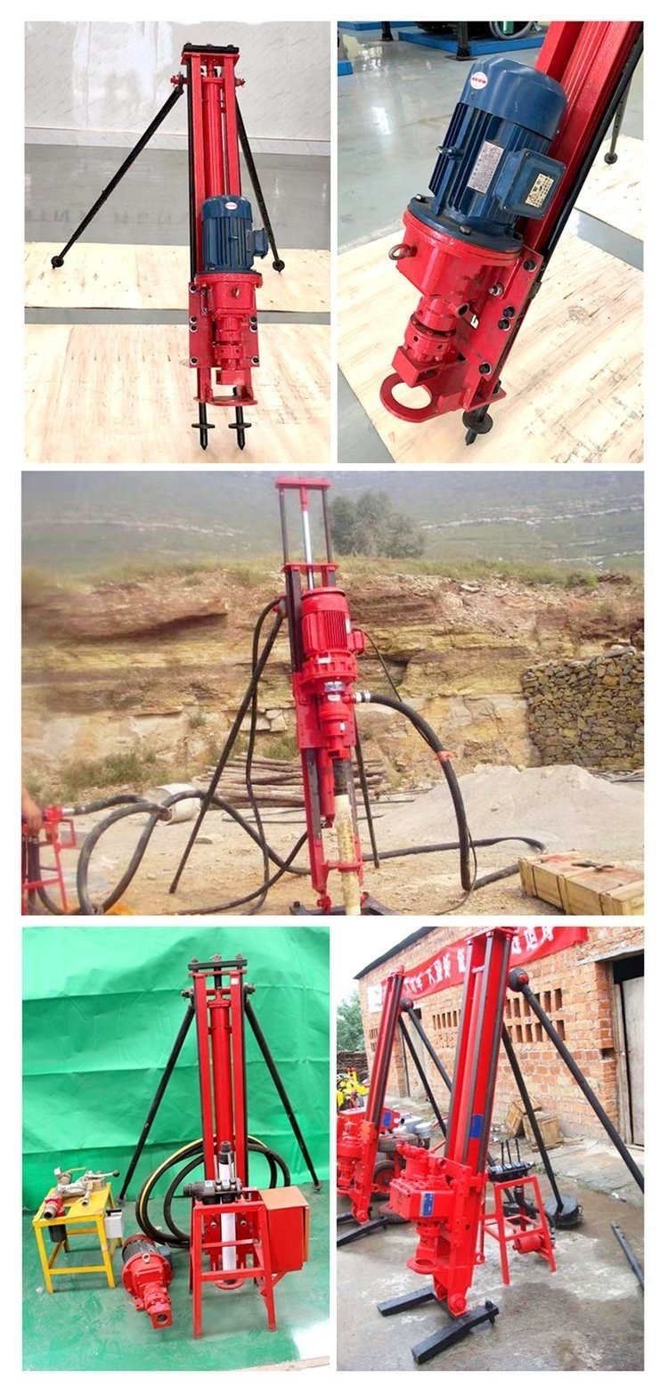 Small Bracket Mining Drilling Machine 70 Type Slope Support Down The Hole Drilling Rig