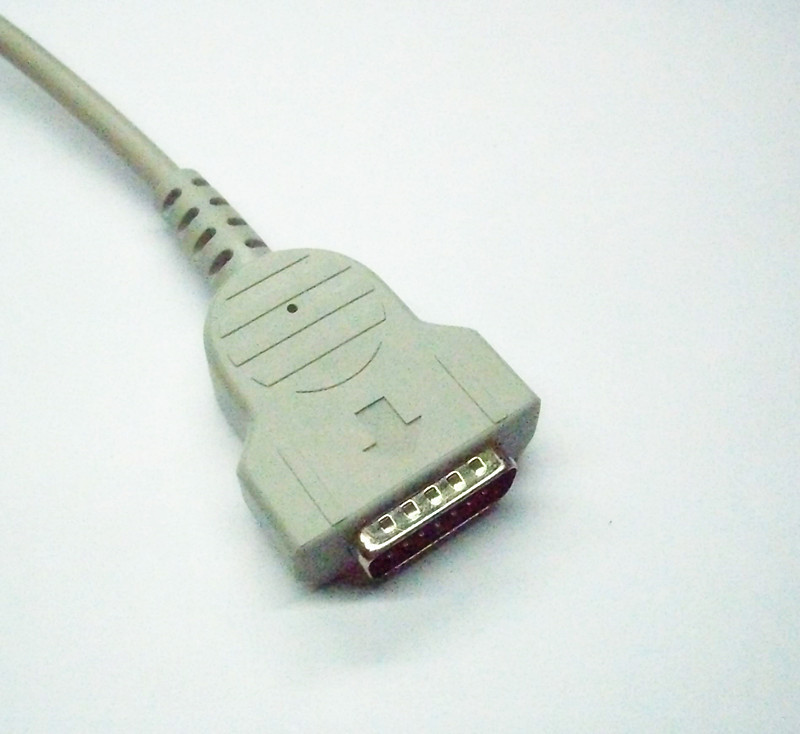GE 15 Pin ECG / EKG Cable 10 Leads MAC 1200 MAC 500 Banana 4.0 IEC