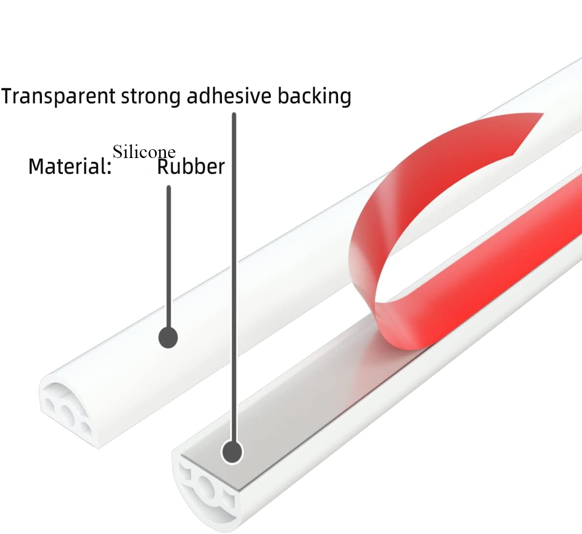 230g High Viscosity Acrylic Backing Sealing Strips for Secure Silicone Rubber Sealing