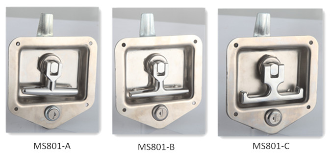Recessed Folding T Handle Cam Lock