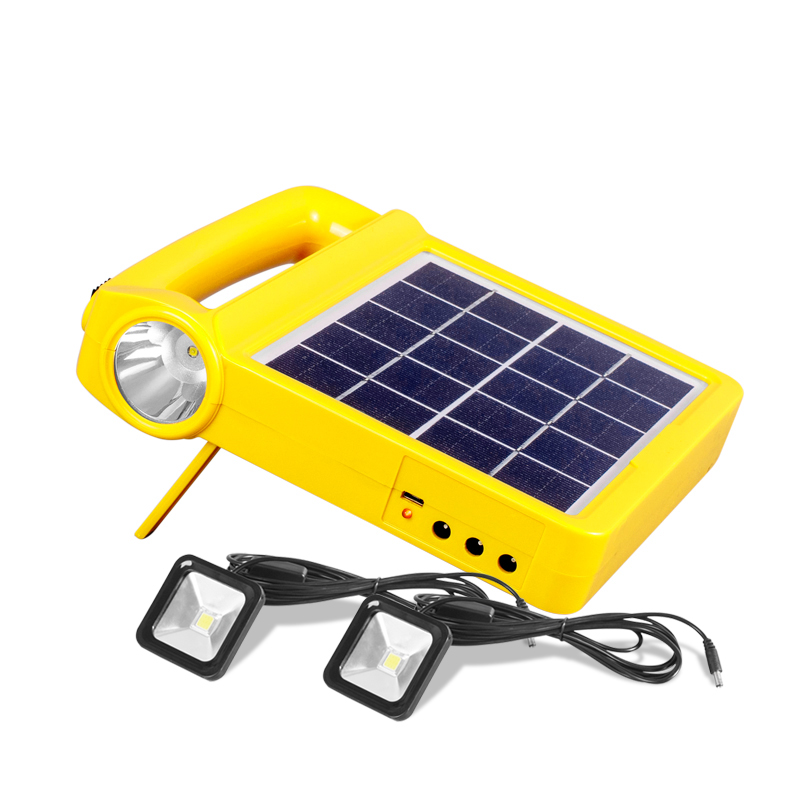 Portable Generator Energy Mobile Charging Solar Power Kit with 2400mAh Power Bank
