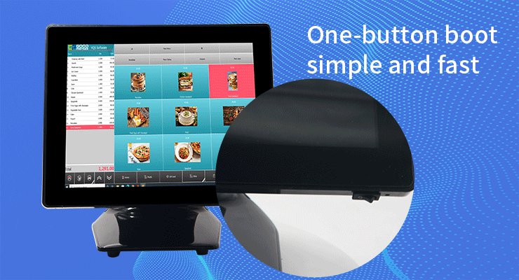 Resolution 280 Plus POS Terminal with Capacitive Touch Panel and External Printer Option