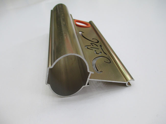 Gold Color Anodized Aluminum Extrusion Profiles For Household Drying Rack