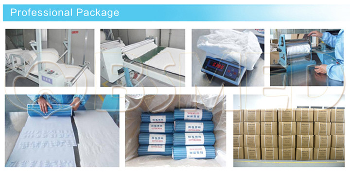 100% Pure Nature Cotton Gauze Bandage Roll With High Water Absorption