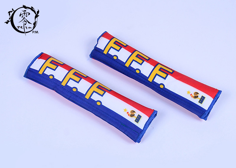 Soccer Fans Car Decoration Items Seat Belt Strap Shoulder Cover For Car Seat Belt Adults Children