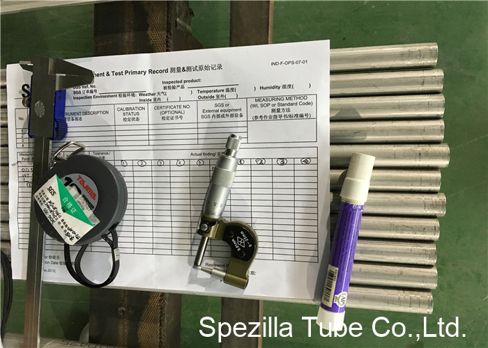 ASME SA249 Welded stainless steel 316 tube Annealed / Pickled W.T. 0.035'' - 0.120''
