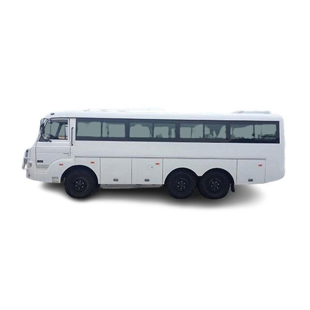 Front / Rear Overhang 1290/2790mm Used Off Road Bus With Dongfeng Desert Tour Mining Bus
