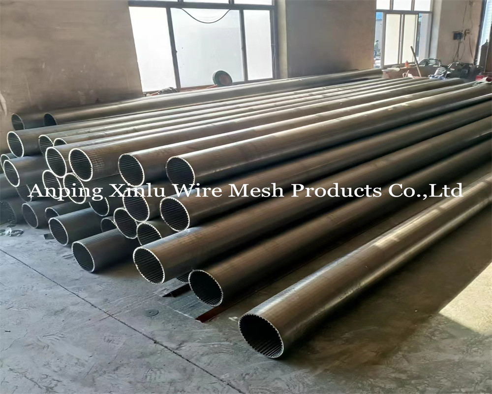 Standard Wedge Wire Screen Pipe for Oil Gas with 3x6mm Support Wire and ECW Construction