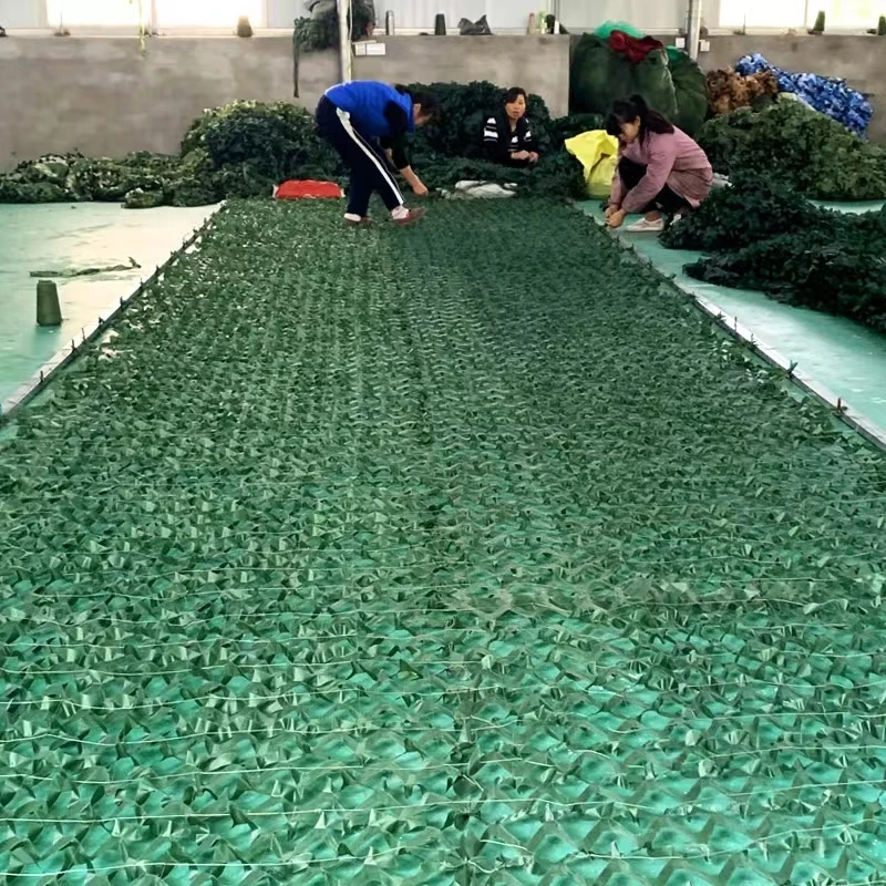 Customized Anti-tear Three-layer Pseudo-large Size Sunscreen Decorative mesh Camo Net White Military Camouflage Net