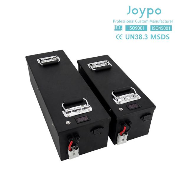 4000 Cycles 48 Volt Lithium Ion Golf Cart Battery Pack 150Ah For Electric Club
