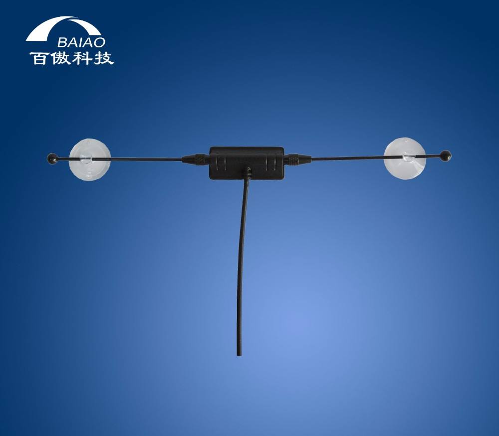 Telescopic 5 - 28dBi Car TV WiFi Antenna With Sucking Disc