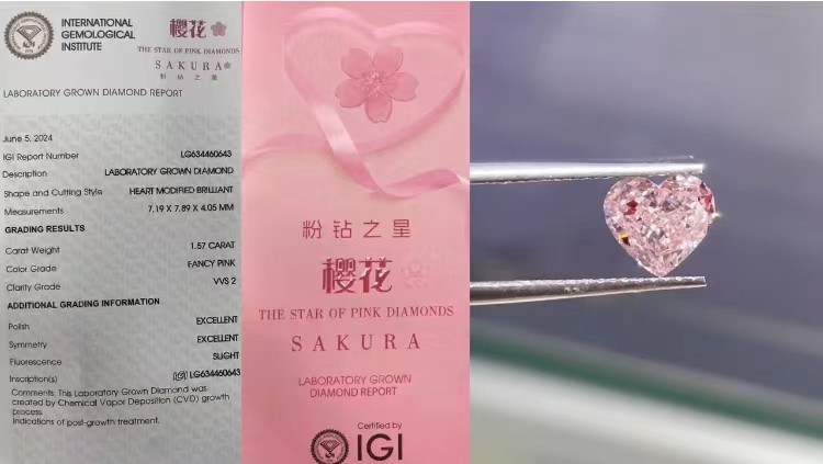 Sakura Pink Lab Grown Diamonds Pink Diamonds Lab Created Colored Diamonds prime source