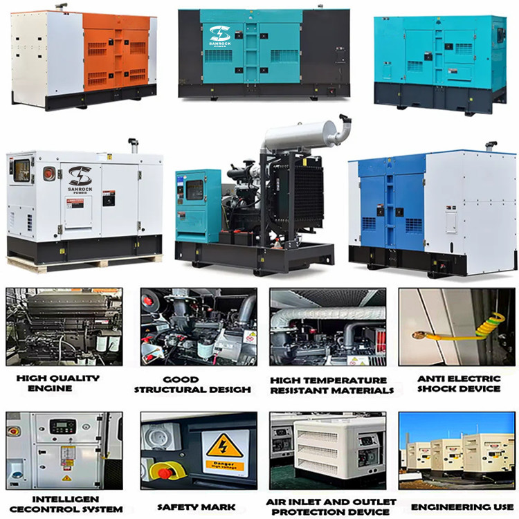 Silent Generator Set High Performance 5000kw Diesel Generator Water Cooled Silent Diesel Generator