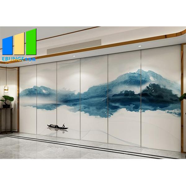 Acoustic Divider Movable Soundproof Folding Partition Walls Panel For Restaurant