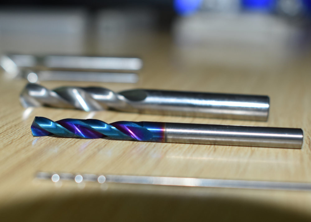 Metal Drilling Tisin Coating Diameter 12mm Carbide Twist Drill Bit