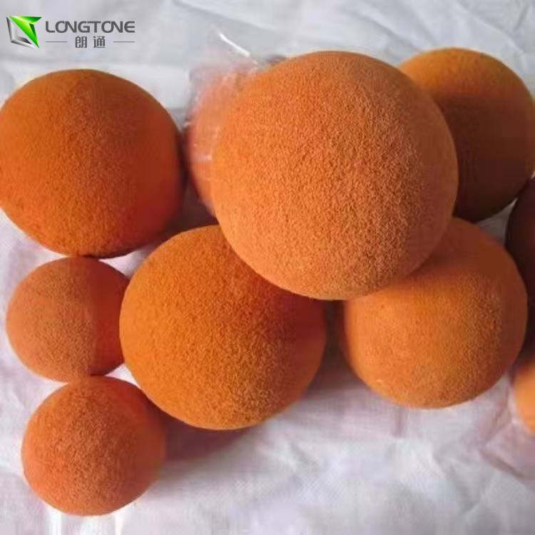 Eva Special Pipe Cleaning Bouny 100mm Soft Rubber Sponge Balls For Concrete Pipes