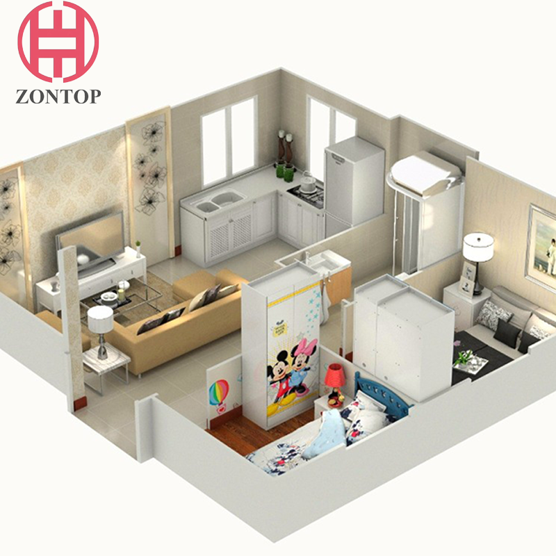 Sandwich Panel Luxury Villa Container Expandable House for Modern Design Hotel Room