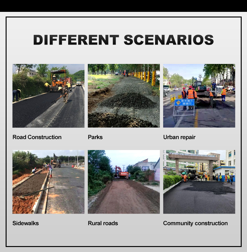 Small Walk-behind Asphalt Paver with 3.2 kW Power and 2000 mm Max. Length Screed