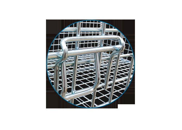 Workshop Metal Shelf Wire Mesh Storage Cages Easy To Inventory