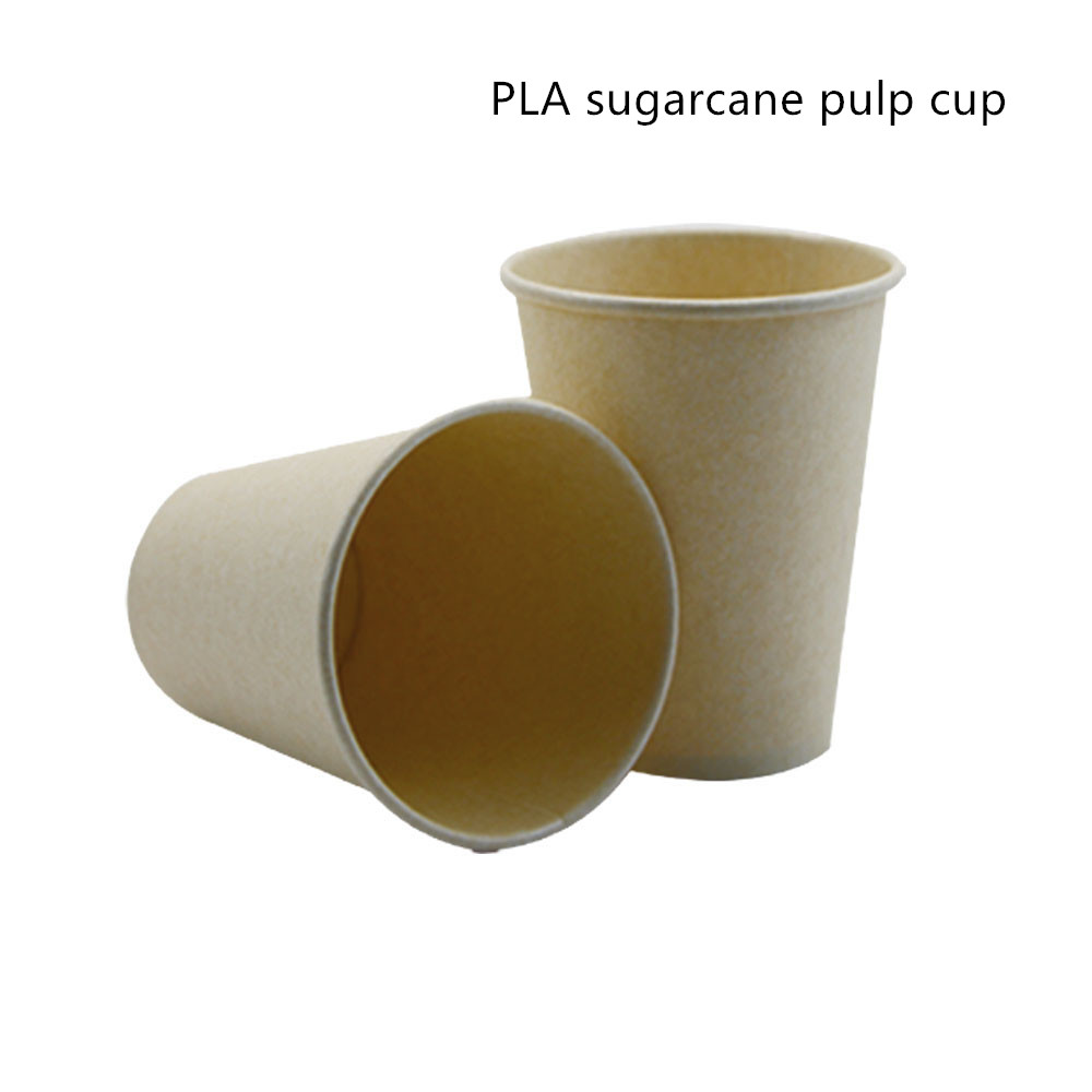 Biodegradable Bamboo Fiber PLA Paper Drinking Cups ISO9001