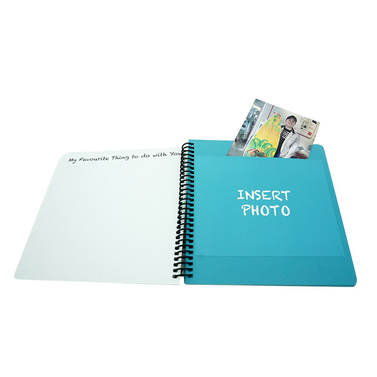 Pantone Album Photo Book Printing 6 Sheets With Insert Pocket 190*190mm