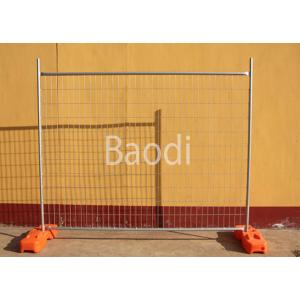 Buy cheap Removable Temporary Mesh Fence / Portable Welded Mesh Panel With Plastic Base product