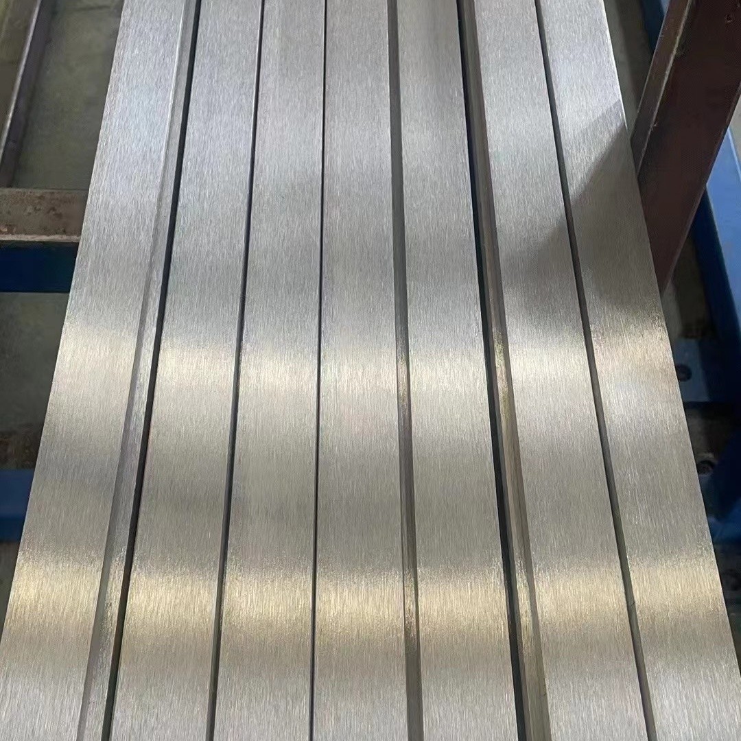ASTM A276 Cold Drawn Stainless Steel Flat Bar SS 316L Flat Bar 60*10 Hairline Brushed Finish