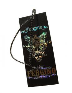 Buy cheap custom apparel swing hang tags label size with hologram printing factory product
