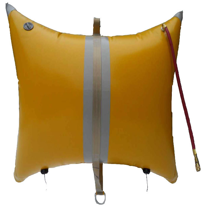 Hf Welding Pvc Coated Fabric Boat Lift Airbags Enclosed Pillow Type