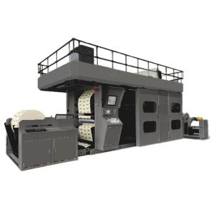 Buy cheap 6 Colour Flexographic Printing Press 200m/Min 11KW With PLC Control System product