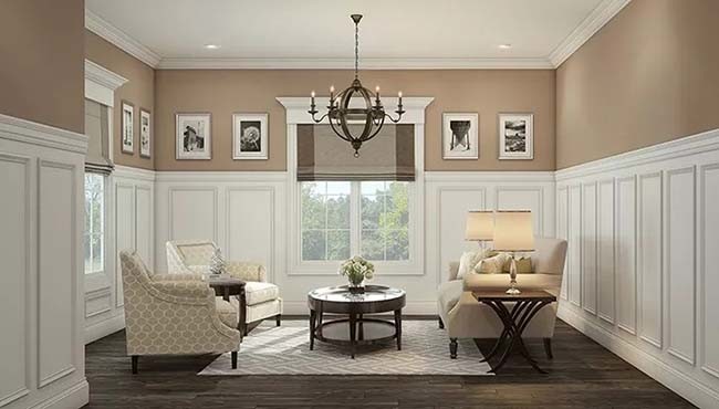 Interior Wall Decorative 40cm 60cm PVC Wall Panels Laminated Building Materials