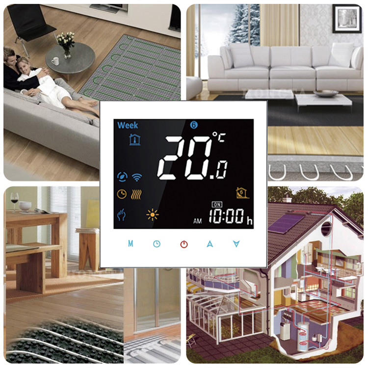 Boiler Room Digital Smart Wireless Thermostat Regulator For Warm Floor Heating Weekly