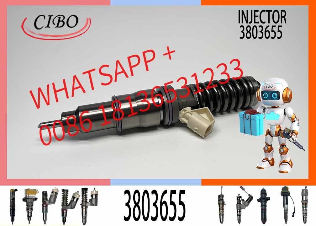 Engineering Machinery E1 Truck Engine System Accessories 3803655 Diesel Fuel Injector