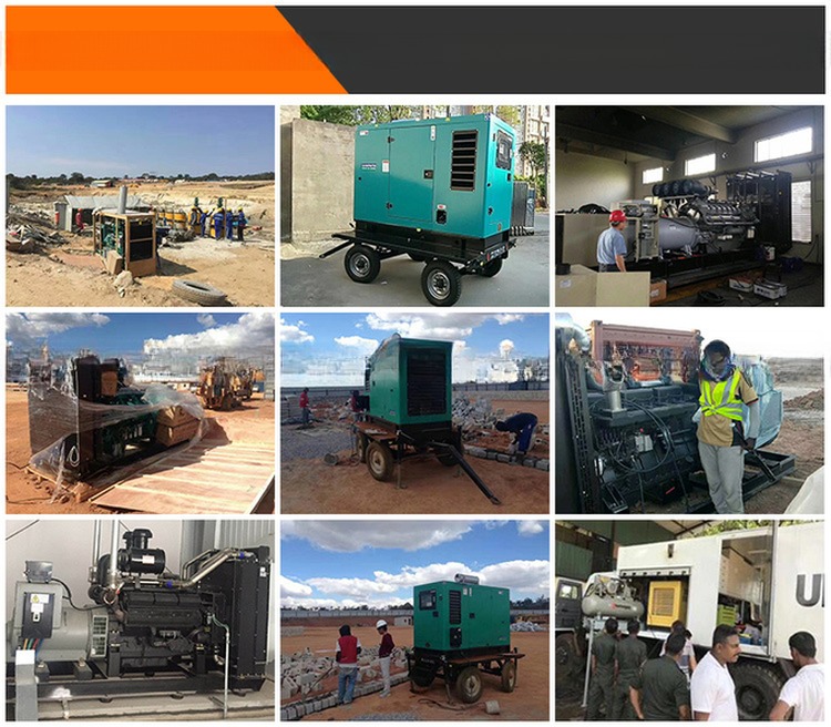 Weichai 50hz Marine Diesel Generator Set with IP21-23 Protection Class and 1