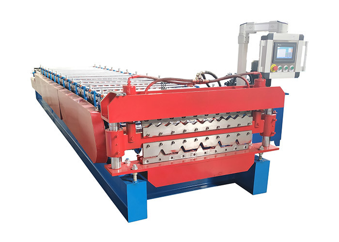 Roof Double Layer Metal Sheet Forming Machine For IBR And Corrugated