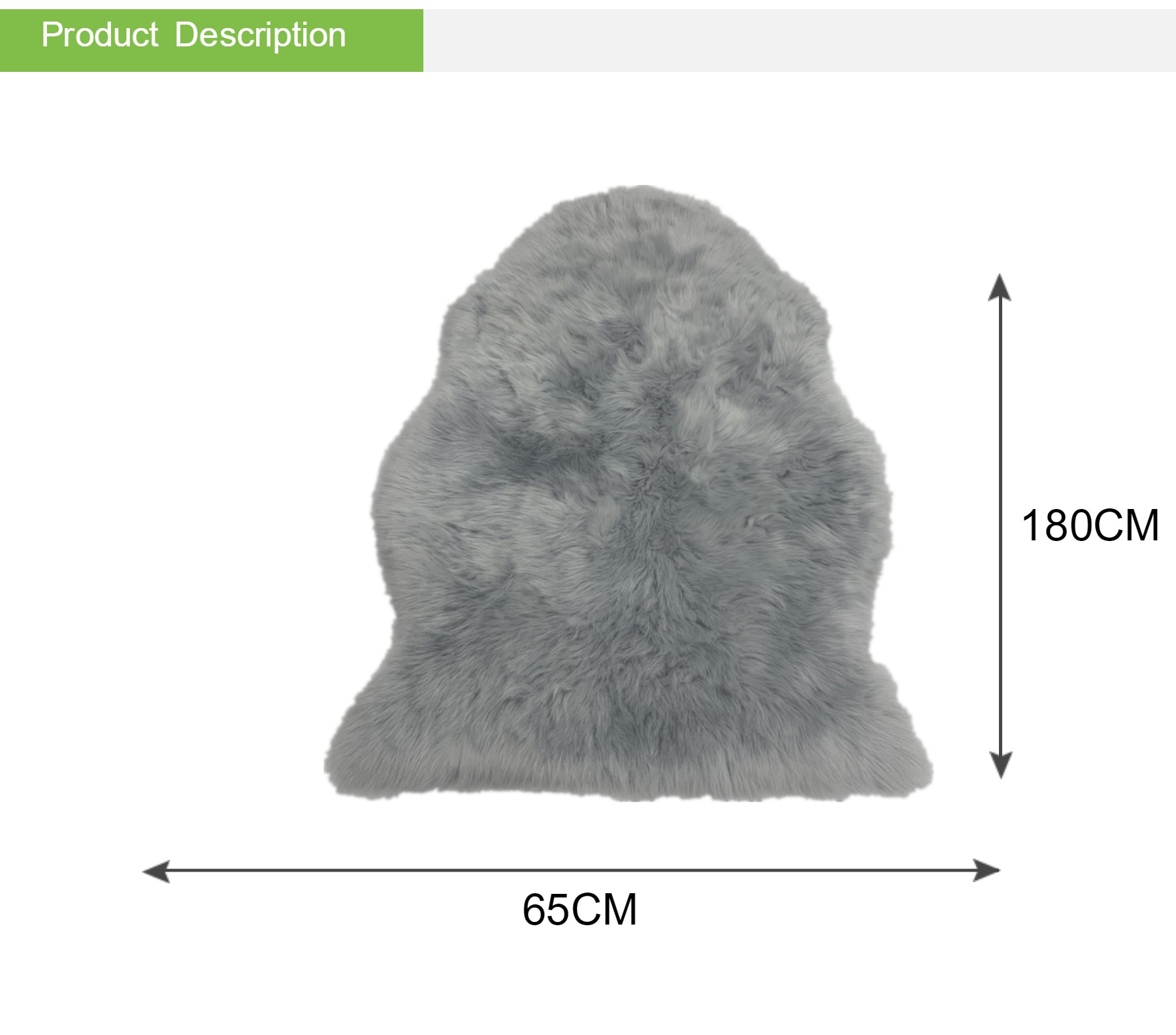 Modern Lambwool Faux Fur Seat Cushion Long Pile For Chair