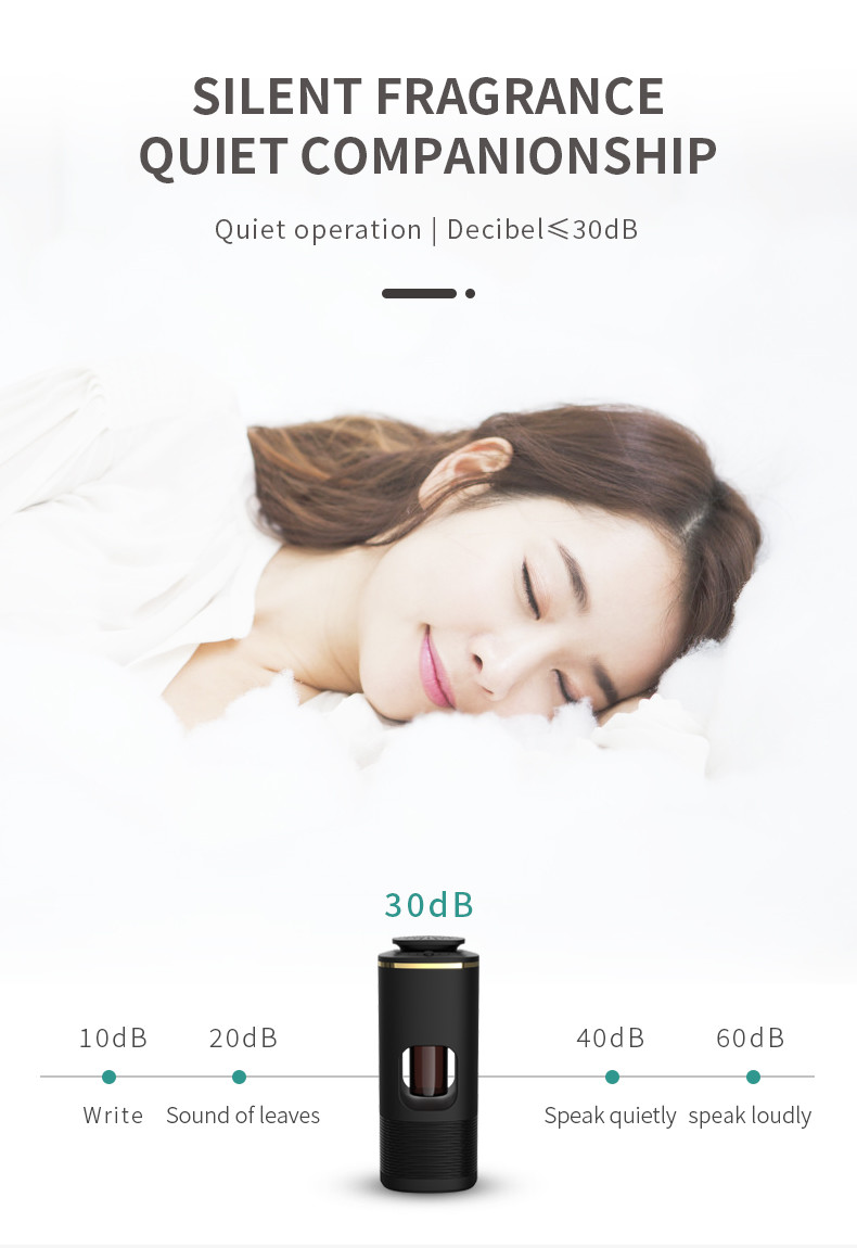 Plastic Aromatic Mist Scent Diffuser Machines White Black 5W