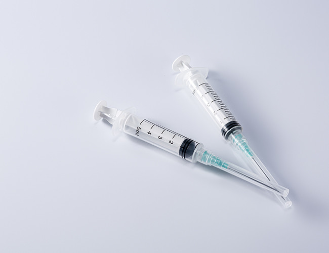 Transparent Medical 5ml Re Use Vaccine Injection Syringes CE