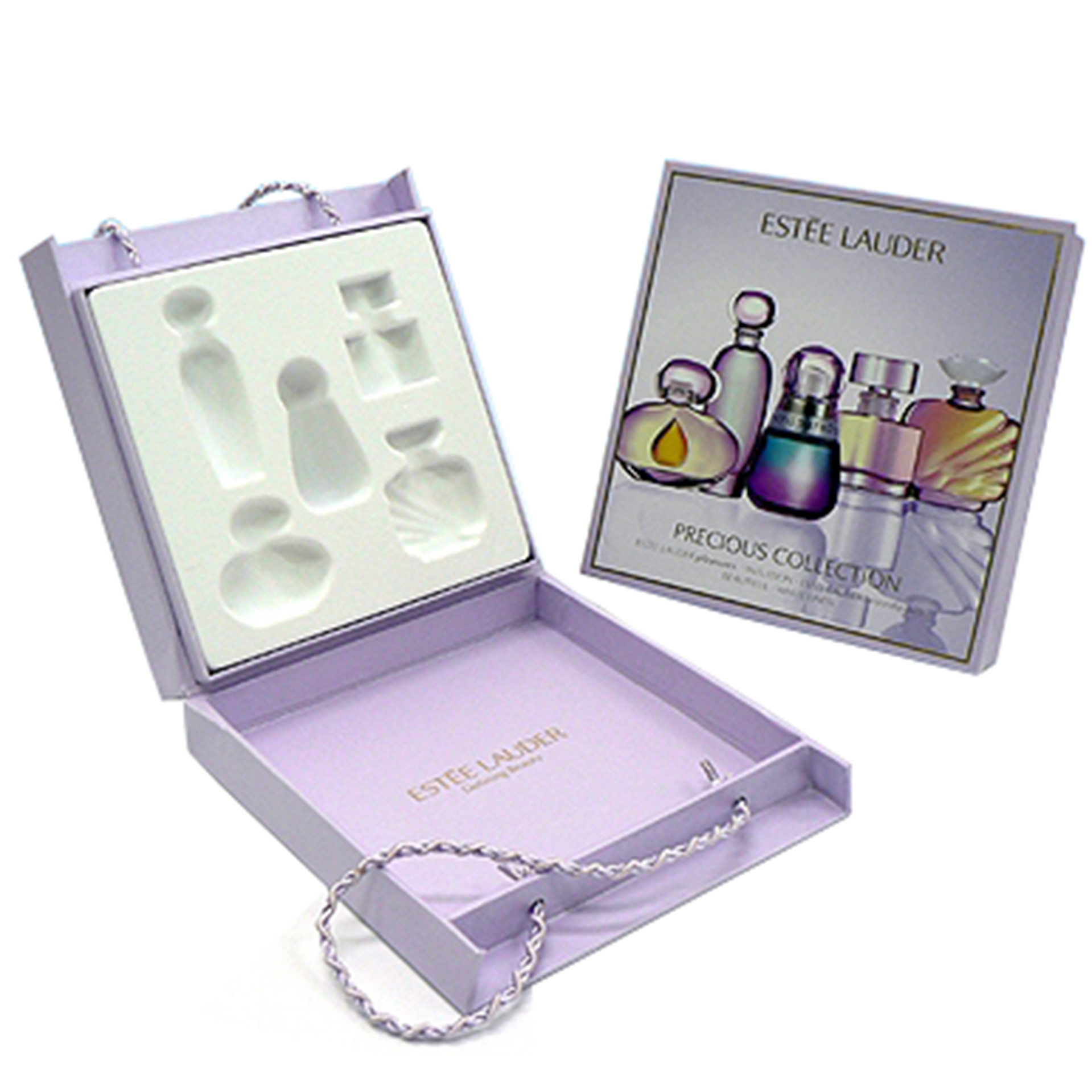 Two Piece Cosmetic Gift Box Packaging with PVC window