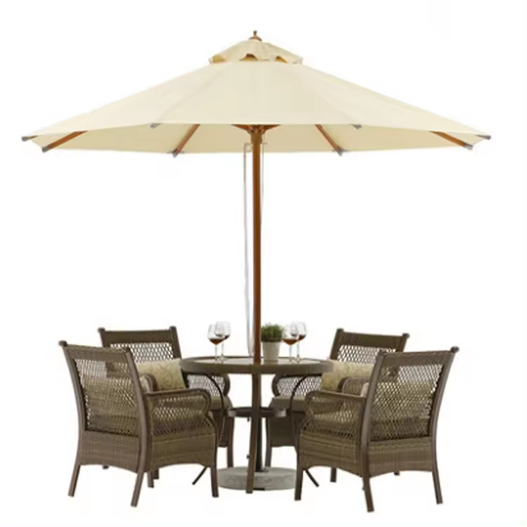 Customized Patio Hotel Home Garden Sun Umbrella for Outdoor Dining Experience