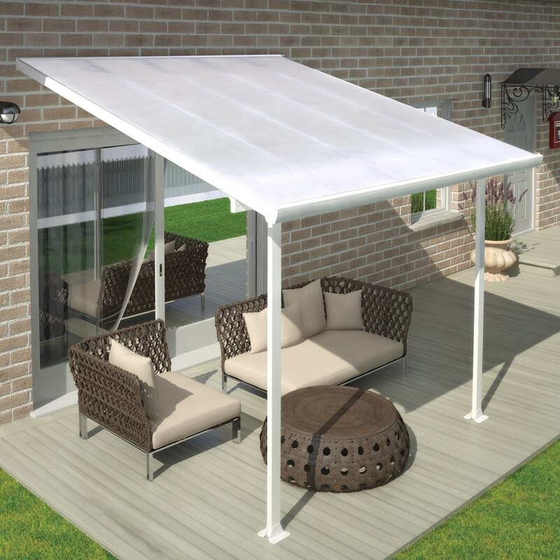 Outdoor Sunshade Shatterproof 10x20ft Aluminum Patio Covers