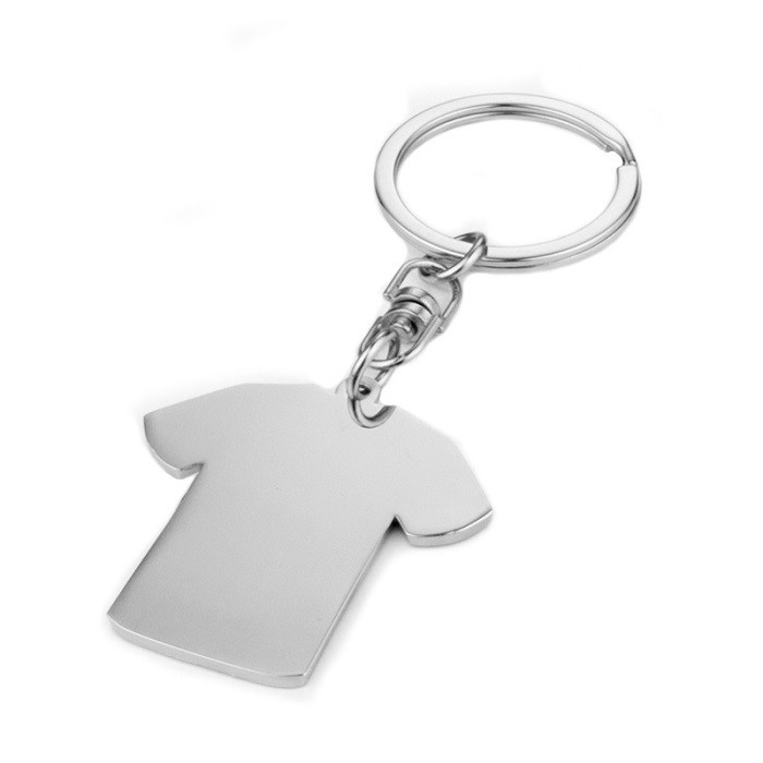 Sublimation Blank Keyring Soccer Jersey Shape European And American Style Keychain Pendant