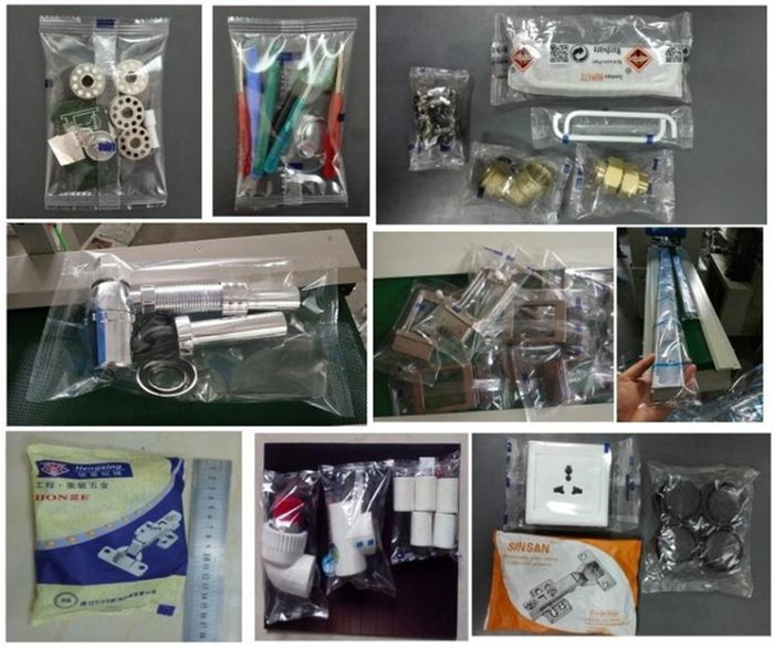 Horizontal OPP CPP Hardware Packing Machine Furniture Fastener Accessories