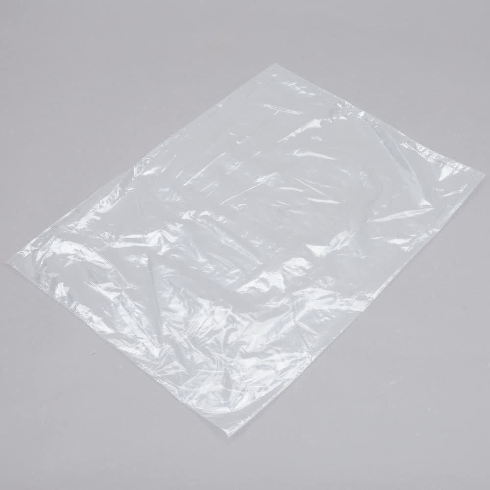 Simple Food Safe Storage Bags , Rolled Food Grade Clear Bags 10" X 14"