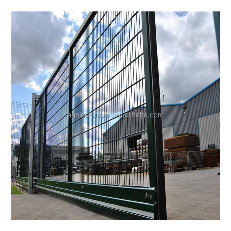 Metal Garden Fence Galvanized and Powder Coated 358 Security Fence Waterproof Fencing