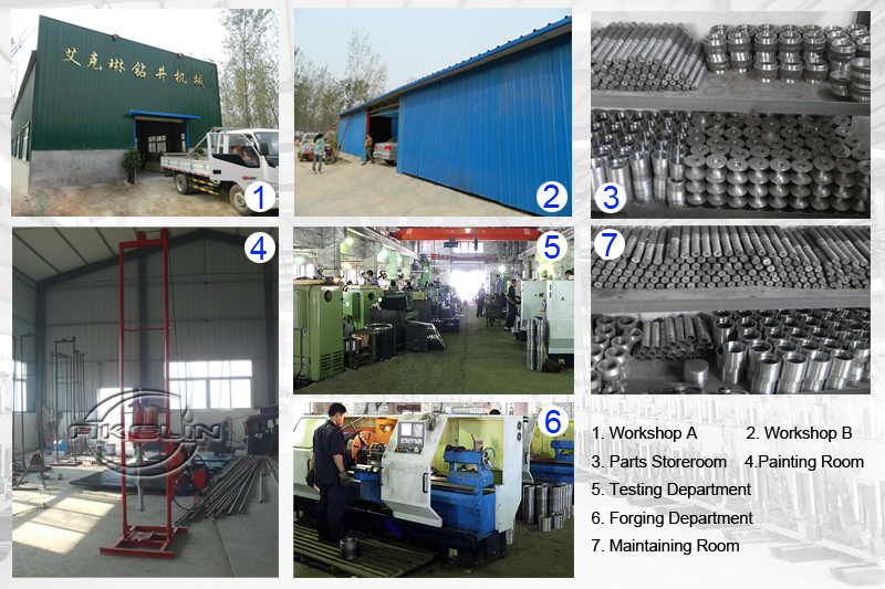 2015 Best water well drilling rig, AKL-40 portable drilling rig