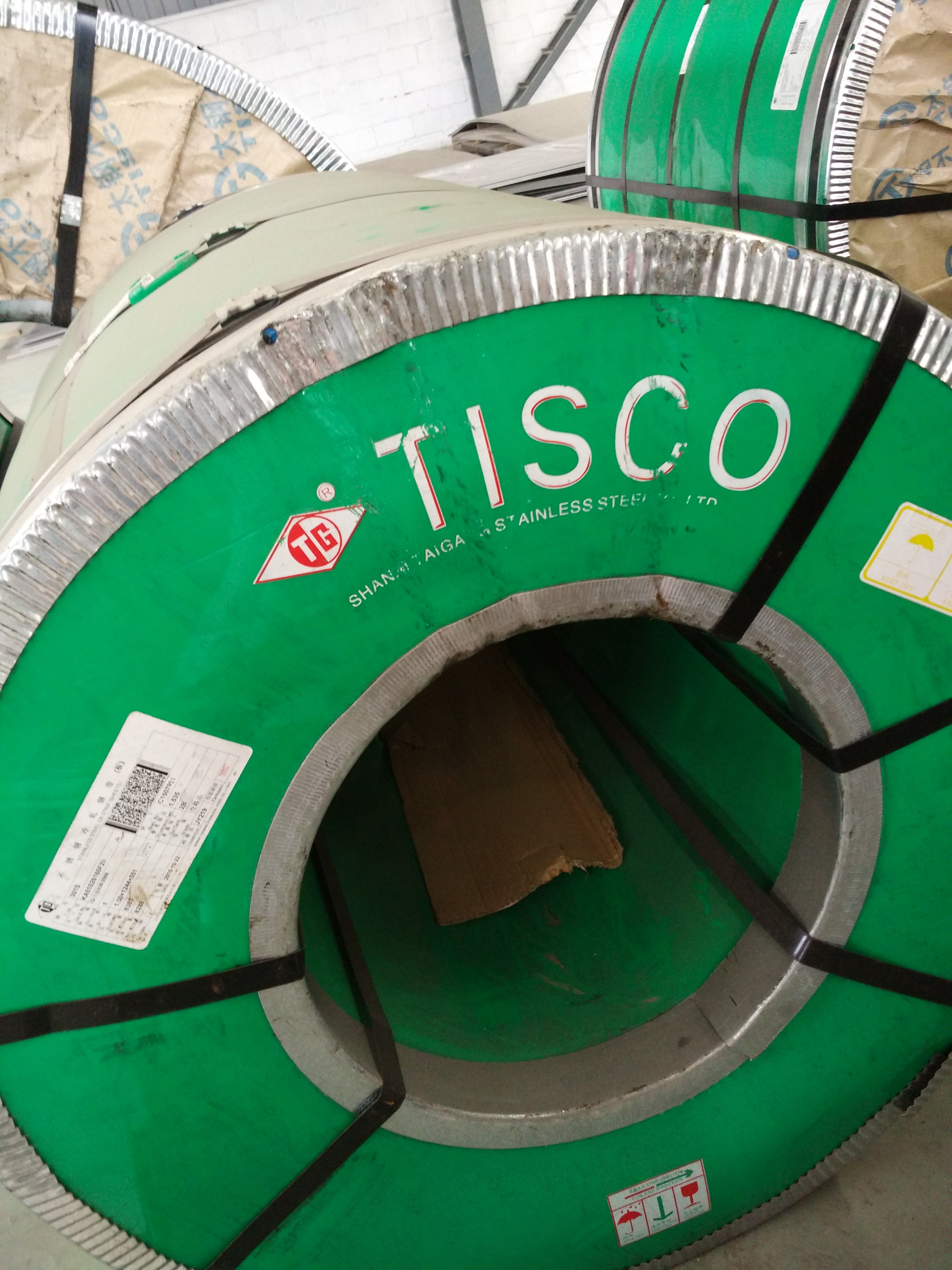 KY-C304 Grade 430 201 202 301 304 Stainless Steel Coils 0.15mm to 5mm Thickness