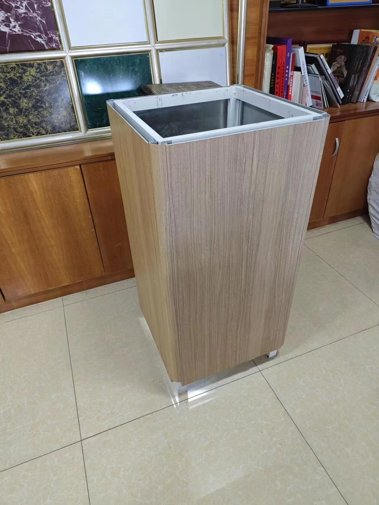 PVDF 6mm Panels , Brushed Aluminium Composite Panel For Coffee Shop